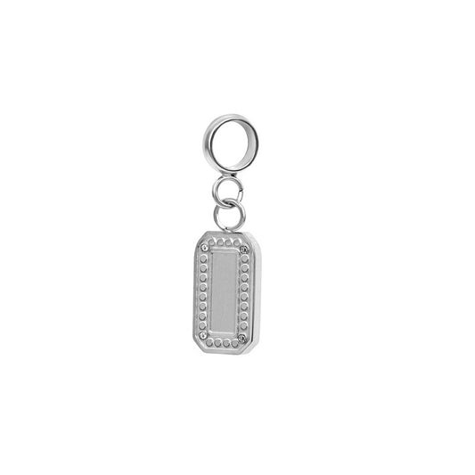 Bedel Zirconia Square Zilver iXXXi Connect Graveren