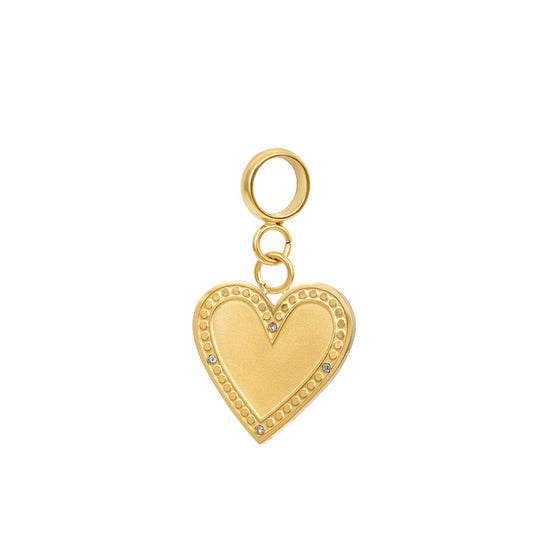 Bedel Zirconia Heart Goud iXXXi Connect Graveren