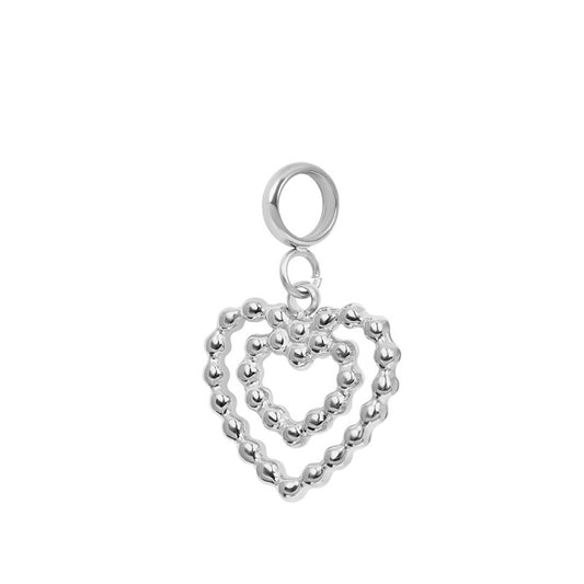 Bedel Double Heart zilver IXXXI Connect