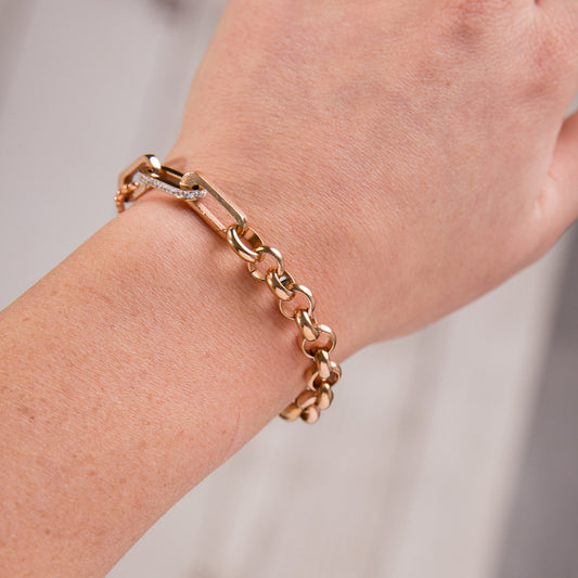 Samengestelde armband Bodile Rosé goud IXXXI Connect