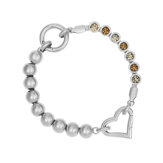 2- Samengestelde armband Phaedra Zilverkleurig IXXXI Connect