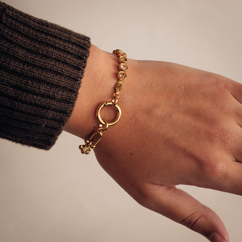 Armband Samengesteld Paula Goudkleurig IXXXI Connect