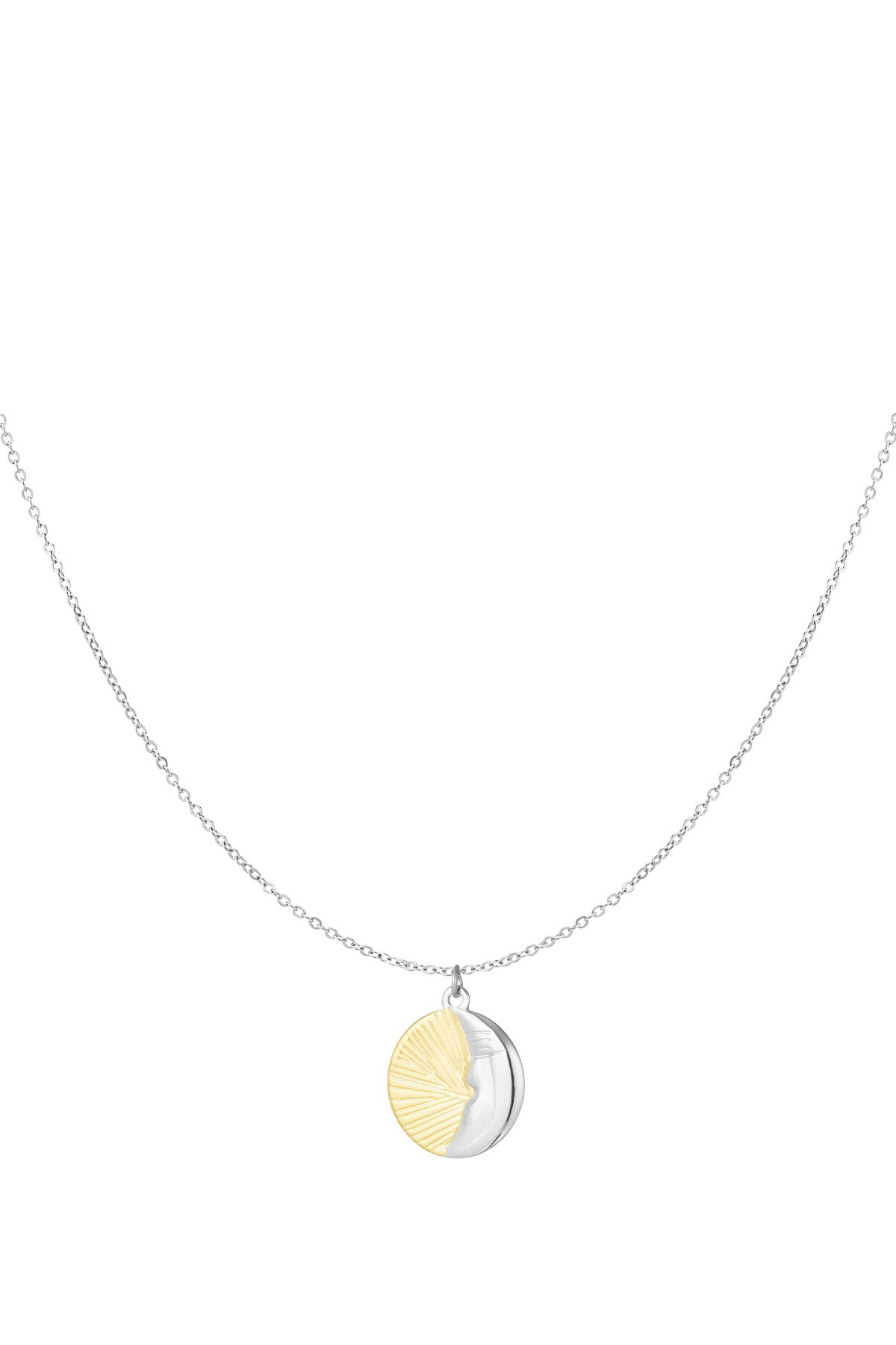 Goud met Zilverkleurige Moonrise ketting