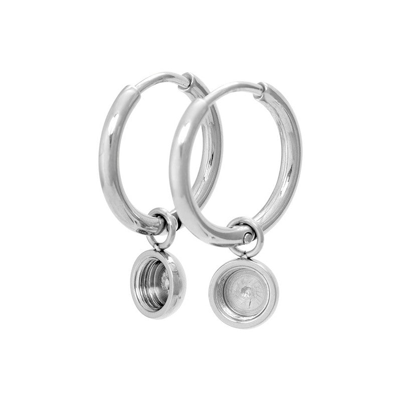 Oorring 15mm Top Part Base Zilver iXXXi Jewelry
