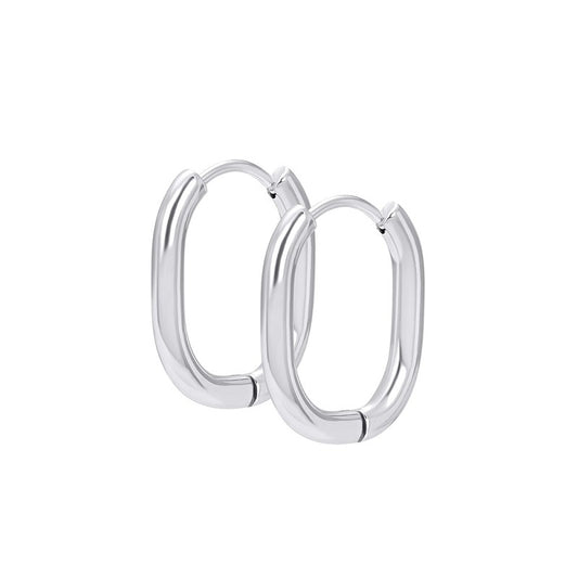 Oorring Oval Zilver iXXXi