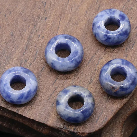 Natuursteen Blauwe Jaspis voor aan oorbellen