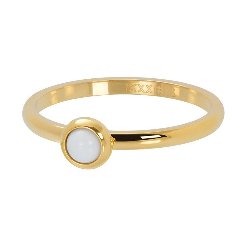 Bright White 2mm Ring Goud iXXXi Jewelry