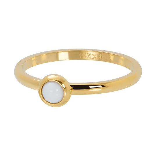 Bright White 2mm Ring Goud iXXXi Jewelry