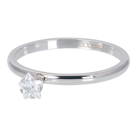 ring Star Crystal Stone 2mm iXXXi Jewelry