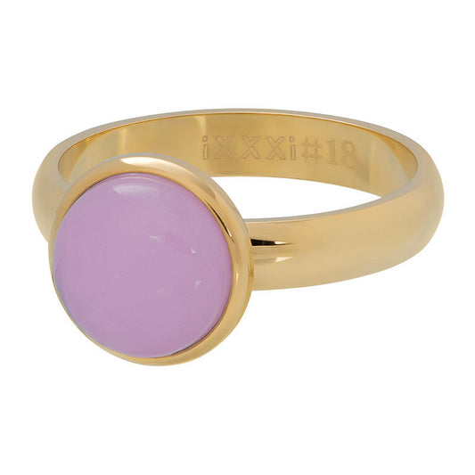 Vulring 12mm 1 Pink Stone 4mm Goud iXXXi Jewelry