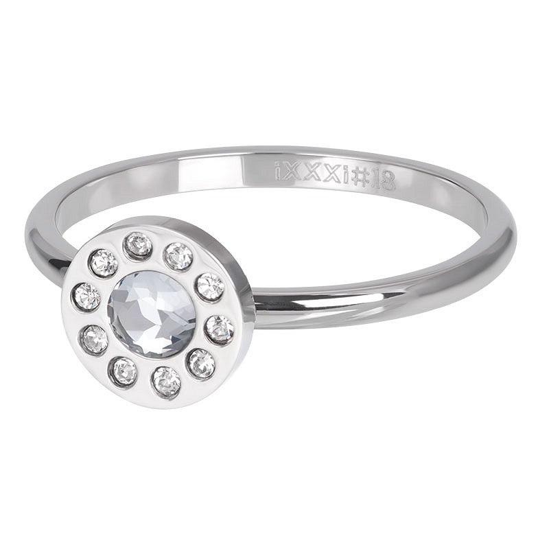 Diamond Circle 2mm Ring Zilver iXXXi