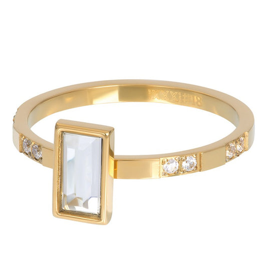 ring Expression Rectangle 2mm goud ixxxi Jewelry
