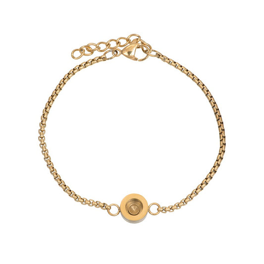 Armband Box Chain CreArtive Base  Goud excl. steentje iXXXi Jewelry