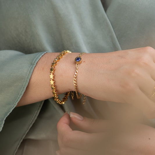 Armband Flat Chain CreArtive Base Goud iXXXI Jewelry