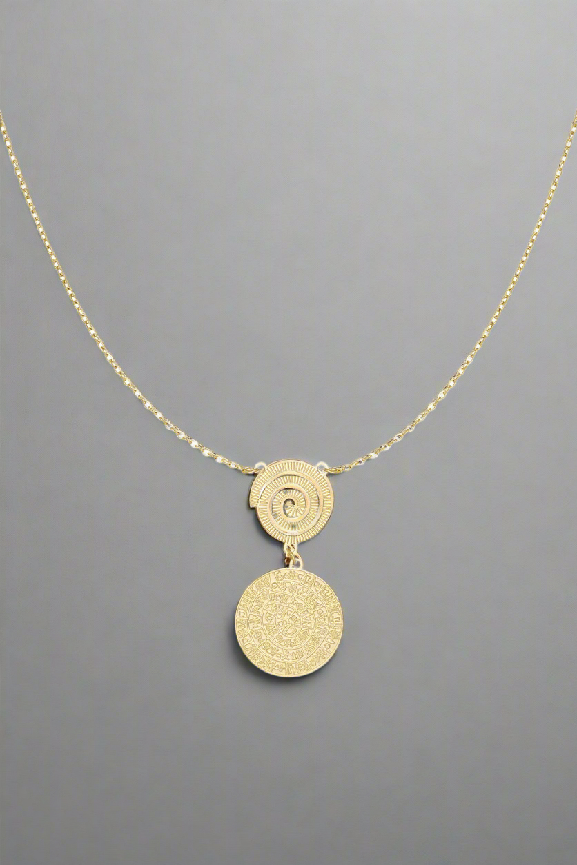 Aparte moderne Goudkleurige  ketting