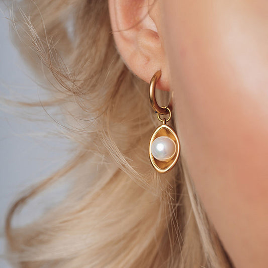 Oorringen Pearlite Goud IXXXI Jewelry