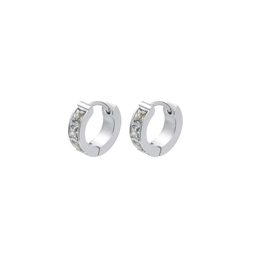 Oorringen Brillia Black Diamond Zilver IXXXI Jewelry