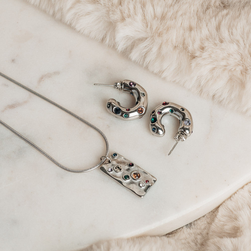 Autumn Twist Sieraden Set Zilverkleurig iXXXI Jewelry