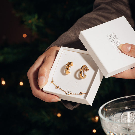 Twinkle Touch Sieraden Set Goudkleurig IXXXI Jewelry